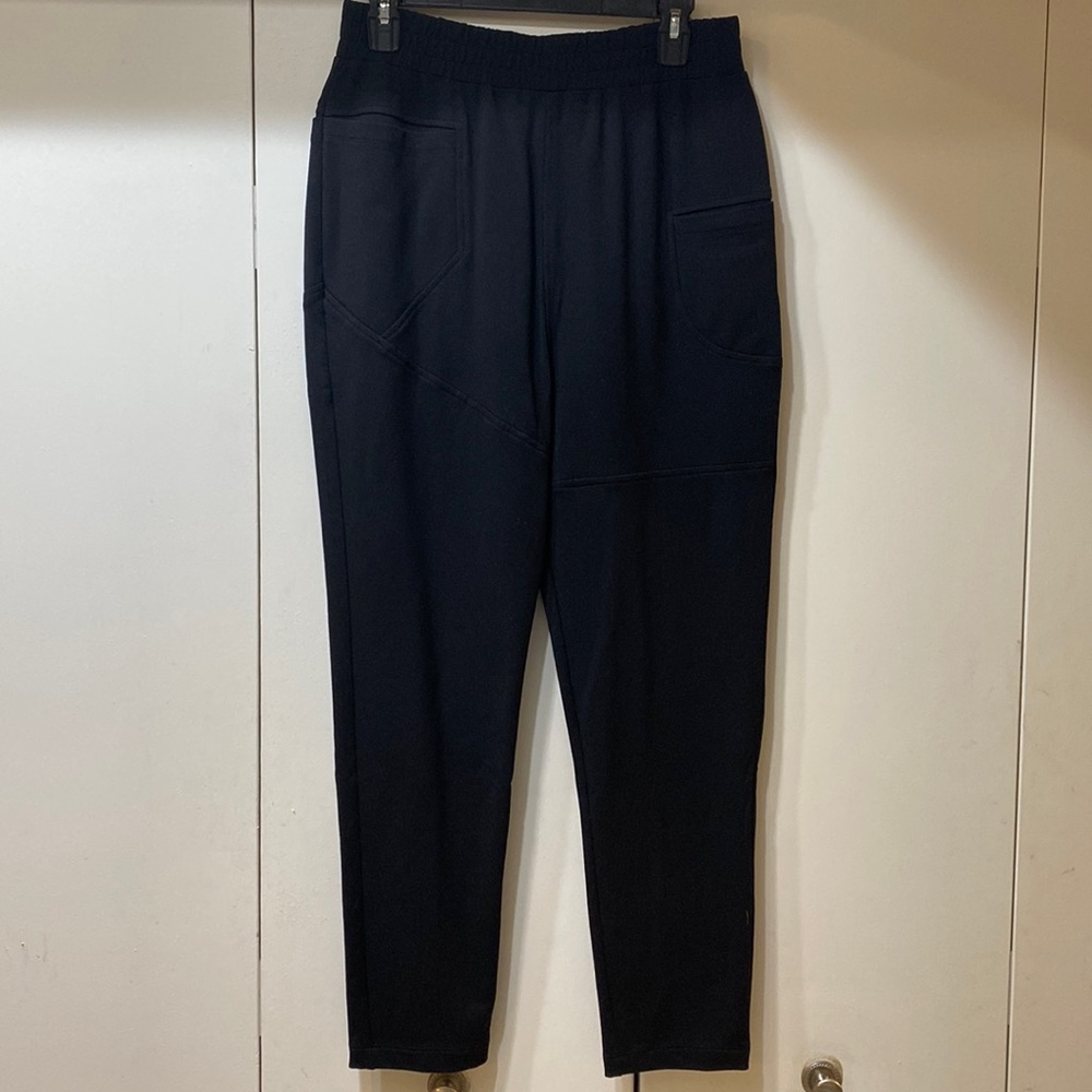CAbi Black Veranda Lounger Skinny Leg Pull On Elastic Waist Pants Sz S